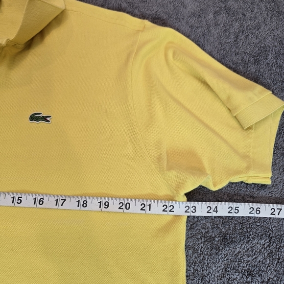 Lacoste Men's Polo Shirt in Vibrant Yellow Medium - Picture 11 of 13